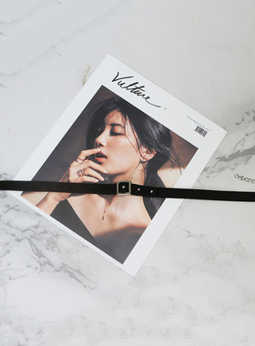 黑色chocker项圈小众脖子饰品ins