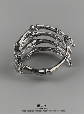 酷二丫手镯骷髅raf鬼爪朋克手爪