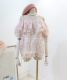 ເສື້ອຢືດ chiffon ຄໍດຽວແບບຝຣັ່ງ ruffled
