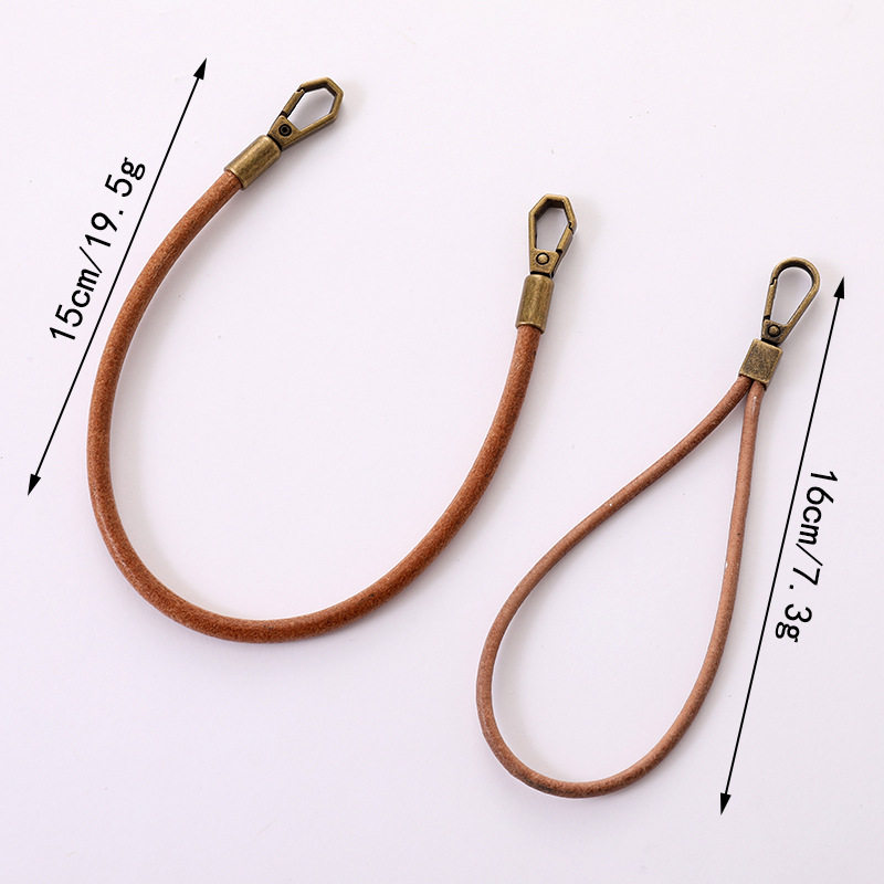 Clove PU皮单双扣手机链短款手腕式结实钥匙扣包挂件男女简约挂绳,淘宝优惠券,粉丝福利购,淘宝优惠卷