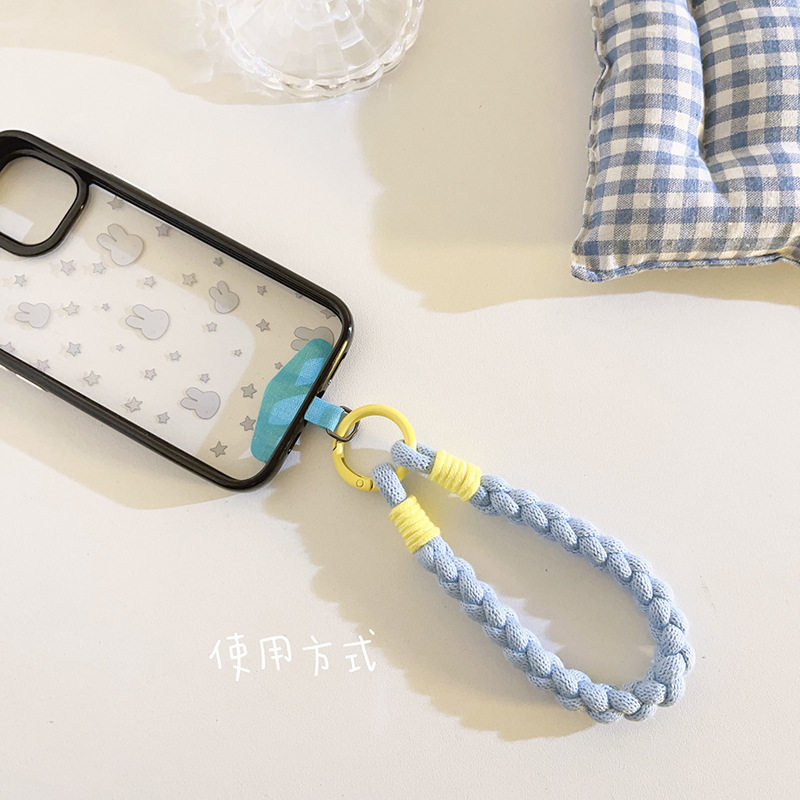 Clove 多巴胺编织棉绳手机链短款简约轻便钥匙扣休闲男女包挂件潮,淘宝优惠券,粉丝福利购,淘宝优惠卷