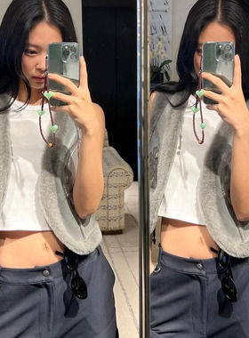 金智妮Jennie同款手机链挂绳黑色