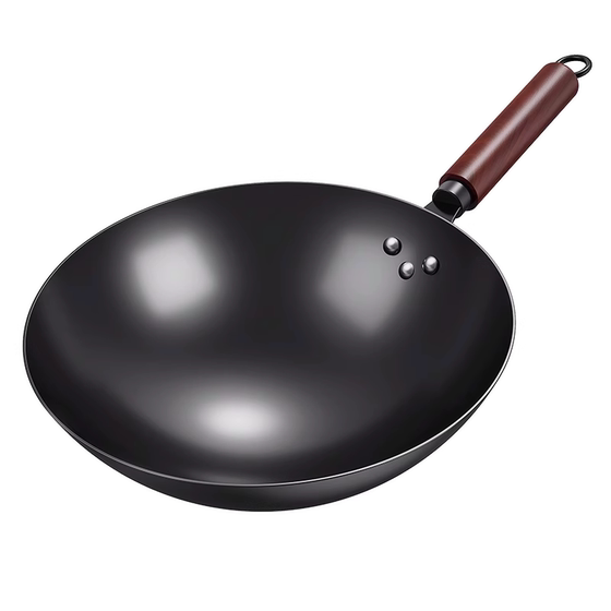 Old-fashioned wok traditional iron pot official flagship old-fashioned wok household non-stick pan uncoated gas stove suitable
