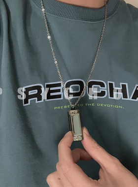 psycho7【可吹奏口琴口琴项链