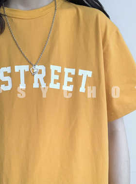 PSYCHO7 爱心丘比特天使少女土酷项链 ins个性桃心情侣项圈