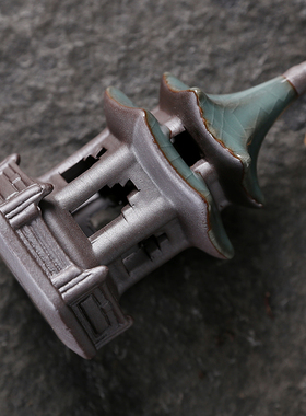 微景观枫亭宝塔园艺花盆假山摆件