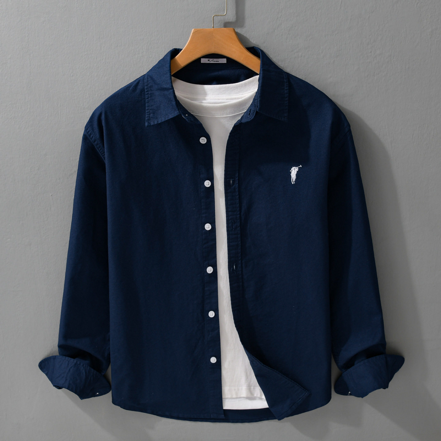 春秋季牛津纺马仔长袖衬衫男士时尚休闲宽松上衣简约百搭衬衣1010,淘宝优惠券,粉丝福利购,淘宝优惠卷