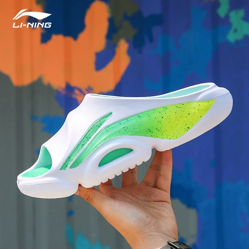 Li Ning, модные тапочки, спортивные сандалии подходит для мужчин и женщин, мюли, лето 2022 года
