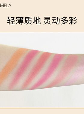 化妆师专用六色腮红盘胭脂晒红女