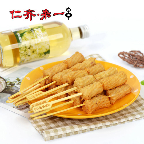 仁齐·来一串八爪鱼10串320克速冻食品火锅食材关东煮丸串生鲜 - 图0