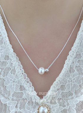 每日惊喜足银足银盒子链女孩