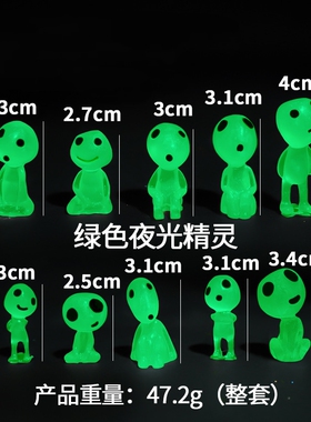 夜光公仔微景观创意小玩偶摆件