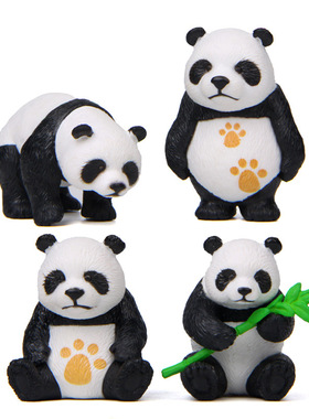 萌态百搭风友人功夫熊猫竹子diy