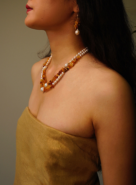 淡水珍珠925银调节扣女天然手工