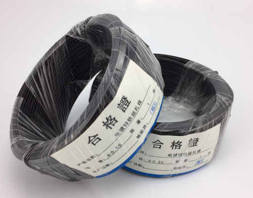 电镀锌铁丝包塑捆铁线扎线PVC绑丝扎丝0.55/0.75电信通信光缆绑线 - 图2