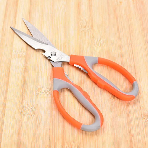 厨房多用家用剪刀强力鸡骨食物食品烤肉剪肉剪刀不锈钢剪刀多功能 - 图2