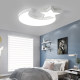 LED children's room lamp boy girl lamp cartoon creative warm princess room bedroom ceiling lamp round star and moon