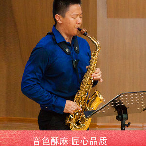 泰山降b调次中音萨克斯管乐器TSTS-9902初学者考级成人专业演奏级