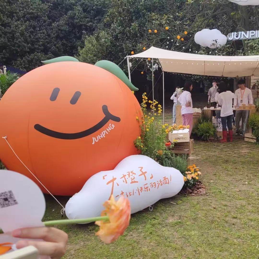 定制气模充气橘子橙子气球心想事成吉祥水果发光灯光气球集市活动,淘宝优惠券,粉丝福利购,淘宝优惠卷