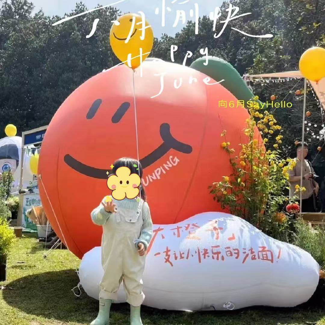 定制气模充气橘子橙子气球心想事成吉祥水果发光灯光气球集市活动,淘宝优惠券,粉丝福利购,淘宝优惠卷