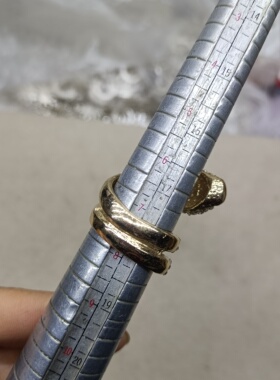 B16  满29元包邮  蛇形戒指