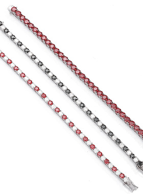 ICEBLING石榴红莫桑石网球手链