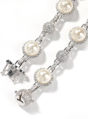 ICEBLING珍珠镶钻锆石项链