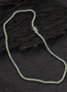 ICEBLING苹果绿浅绿色网球链