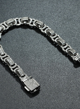 纯银不掉色拜占庭古巴手链