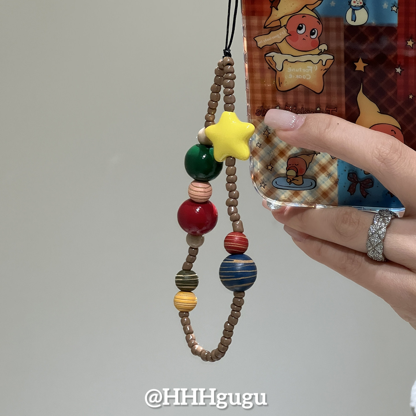 HHHgugu手机链条学生ins黄星星串珠ccd短挂绳包包手机链钥匙扣,淘宝优惠券,粉丝福利购,淘宝优惠卷