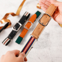 Childrens pants with college standard striped elastic waistband male and female child elementary school kids casual 100 hitch costume show styling