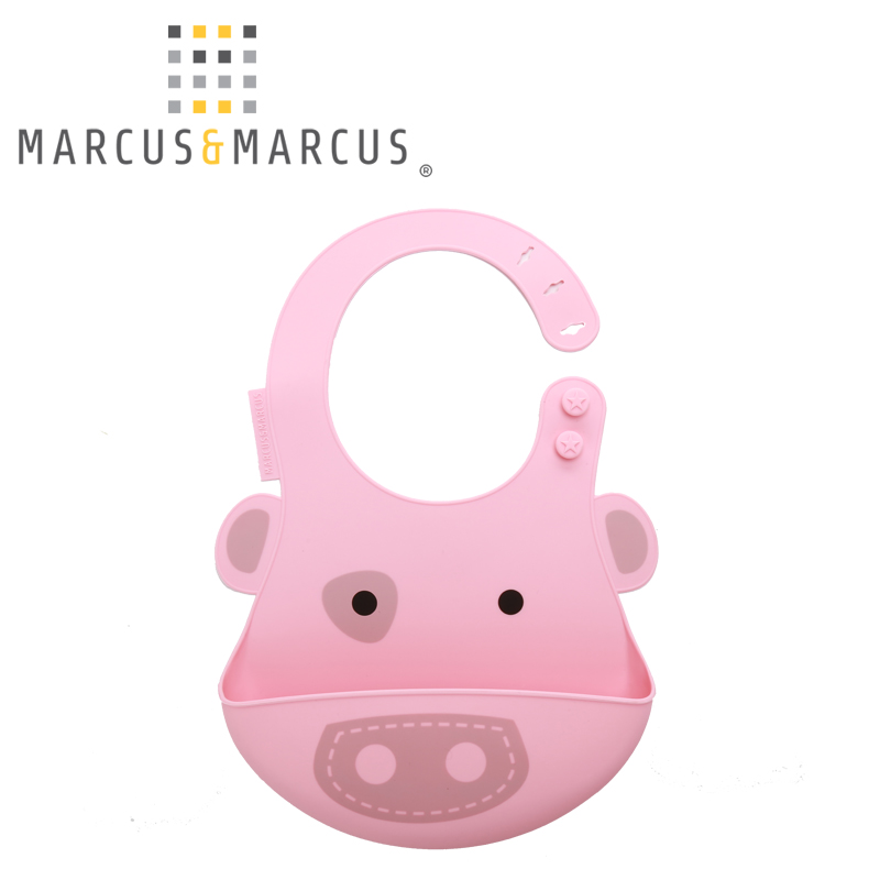 Marcus Didinica baby bib bib waterproof rice bag children's silicone bib