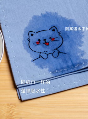 纯棉手帕小清新方巾手绢送礼物