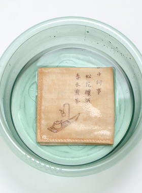 手绘定制手帕全棉柔软吸汗不掉色