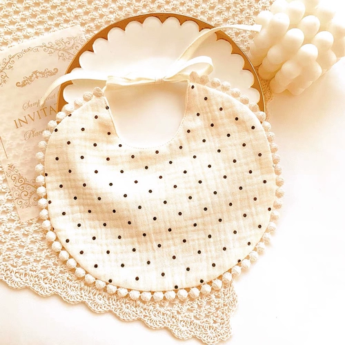 Брендовый детский хлопковый марлевый нагрудник, мягкий слюнявчик для новорожденных, в корейском стиле, с карманом