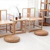 Straw Japanese futon cushion, tatami kneeling cushion, round sitting cushion, rattan removable and washable bay window cushion