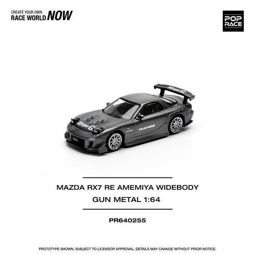 PopRace 164跑车模型 RX-7 Mk3 FD3S雨宫RE改装适用于马自达 - 图0