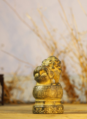 晋青堂青石手工复古怀旧桌面茶台