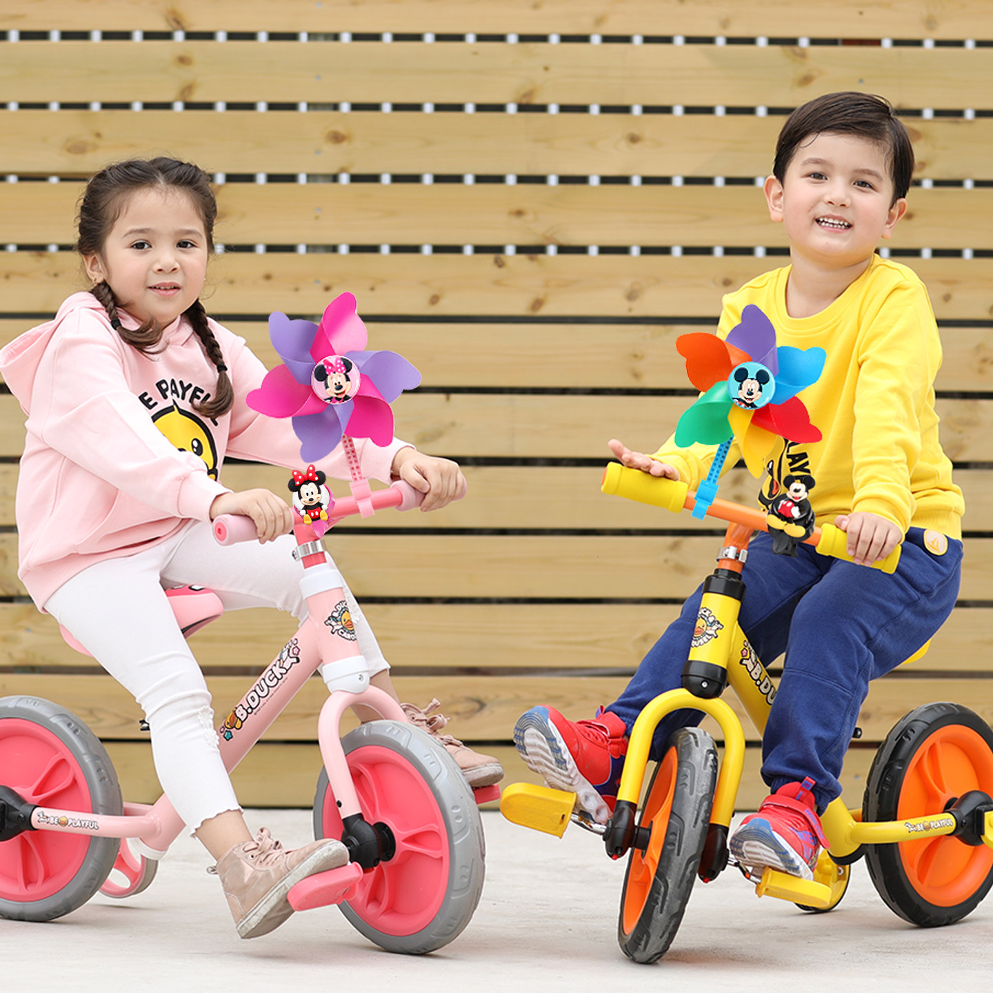 Baby outdoor windmill children's skateboard Mickey Mouse