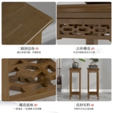 Цветочные стойки, крытый сплошной древесина Цветочный горшок с гостиной гостиной пол -к орхидеям -антикварные цветы орхидей и многие китайские балконные цветочные стойки