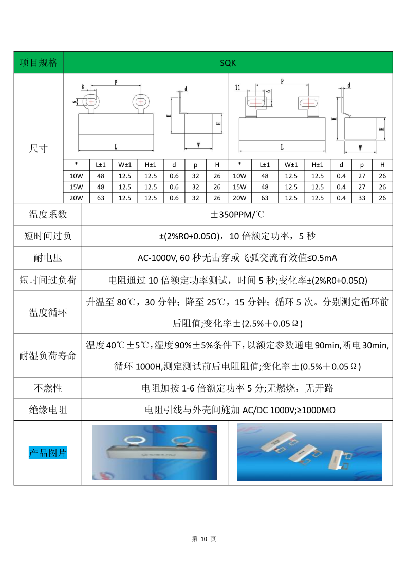 SQK： 20W15K20K30K32K51K56K64K有现货供应变频器常用均压电阻-图3