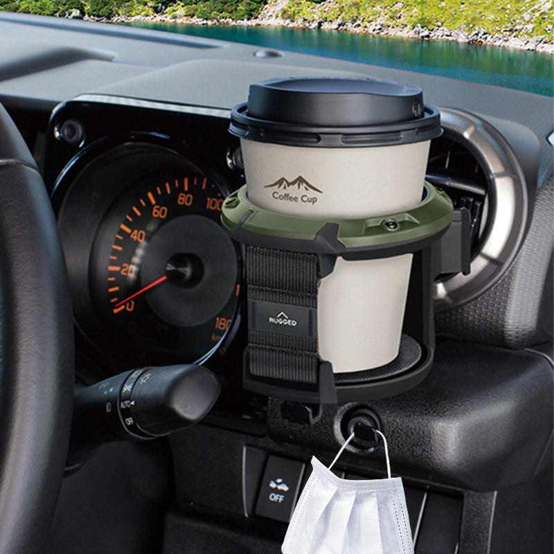 日本YAC 车载水杯架汽车空调出风口饮料架奶茶杯托烟灰缸固定支架,淘宝优惠券,粉丝福利购,淘宝优惠卷