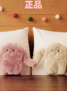 live work毛绒兔子温暖手套袖套 1个入 warm hand Bunny gloves