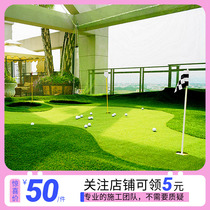 Door-to-door Construction Indoor Outdoor Artificial Lawn Greening Engineering Customised Mini Mini Golf Putter Fruit Ridge