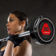 Fixed barbell rubber-coated, odorless, dedicated professional all-in-one