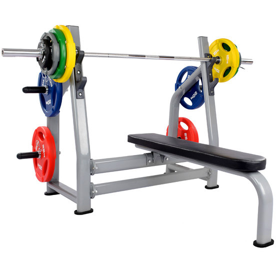 Commercial multifunctional rack professional flat weight bench