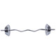 Set of fitness equipment small hole dual-purpose electroplated barbell