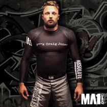 Spot Craig Jones Brazilian Johan MMA Tight Fit Wear anti-wear MA1 F* *K C J Long sleeves