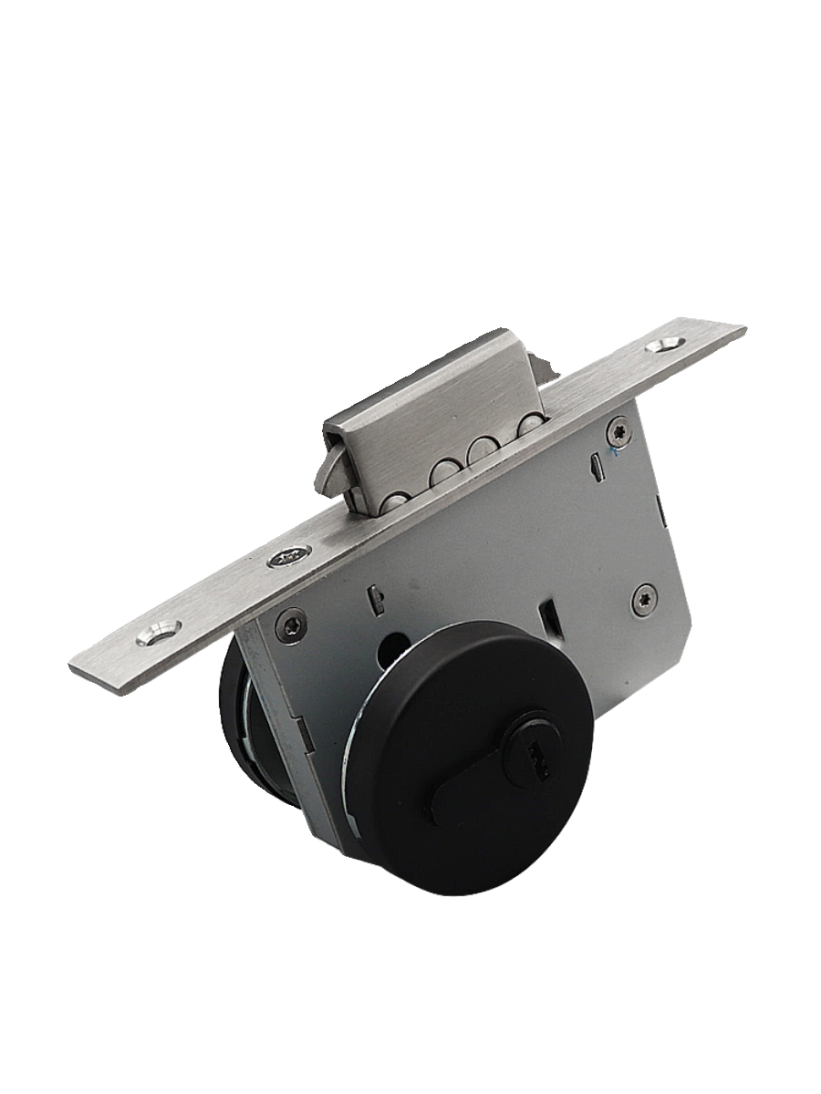 aixin推拉折叠门锁不锈钢移门锁 商场卷帘门水晶门折叠移门钩锁 - 图3