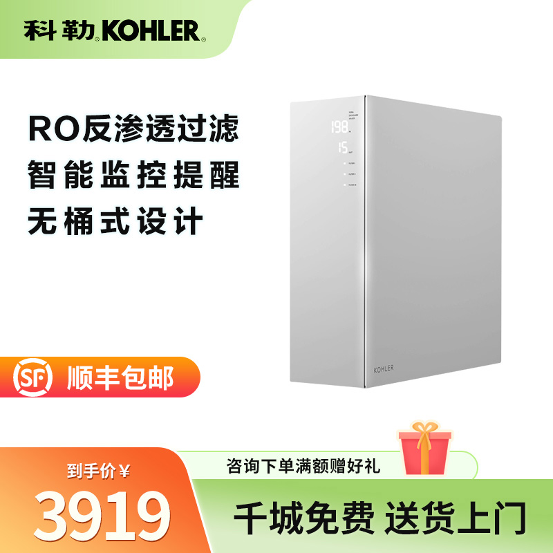 科勒厨房净饮机RO反渗透净水器家用直饮净水器替换滤芯80021 - 图0